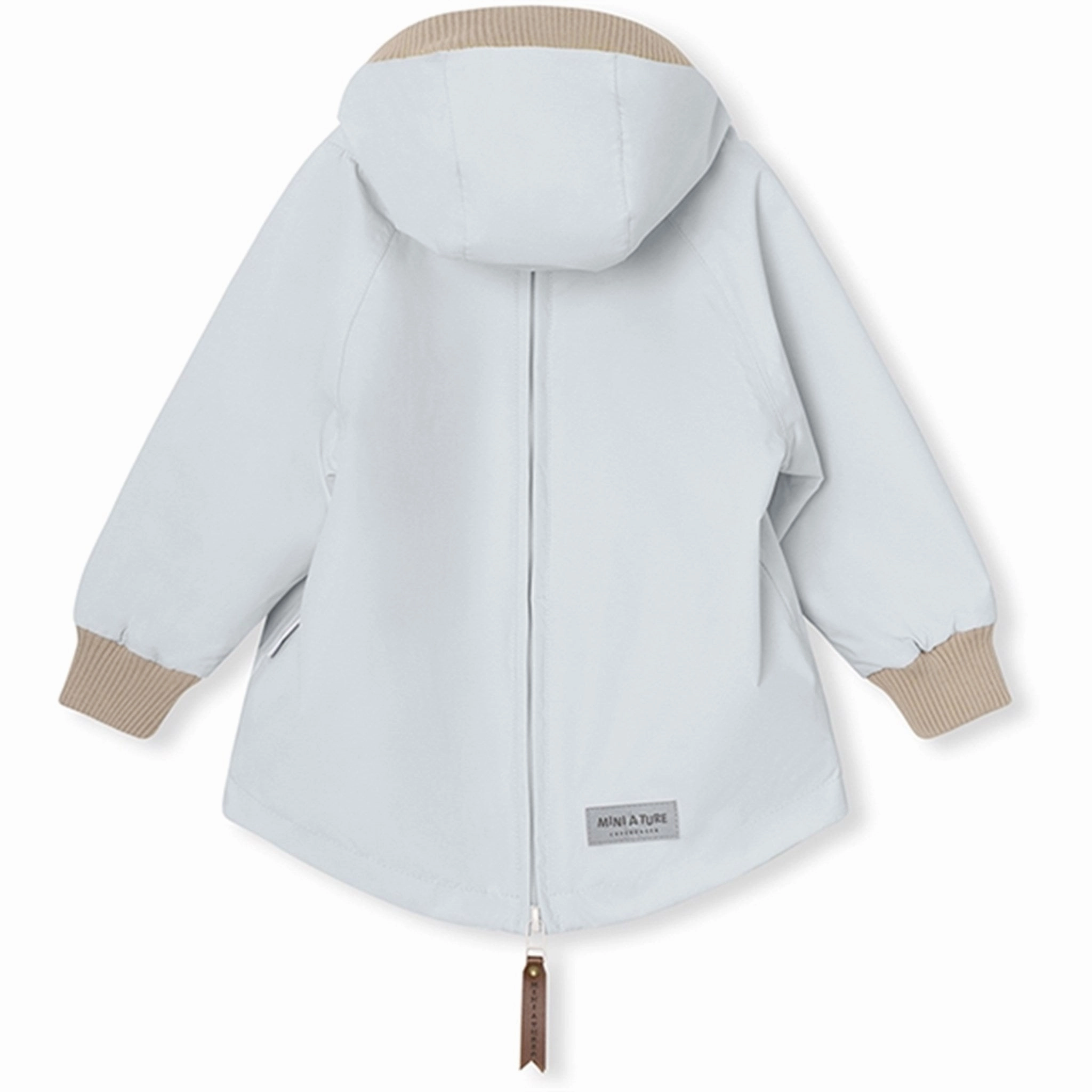 MINI A TURE BABYVITO Spring Anorak w/Fleece Lining Pearl Blue Premium