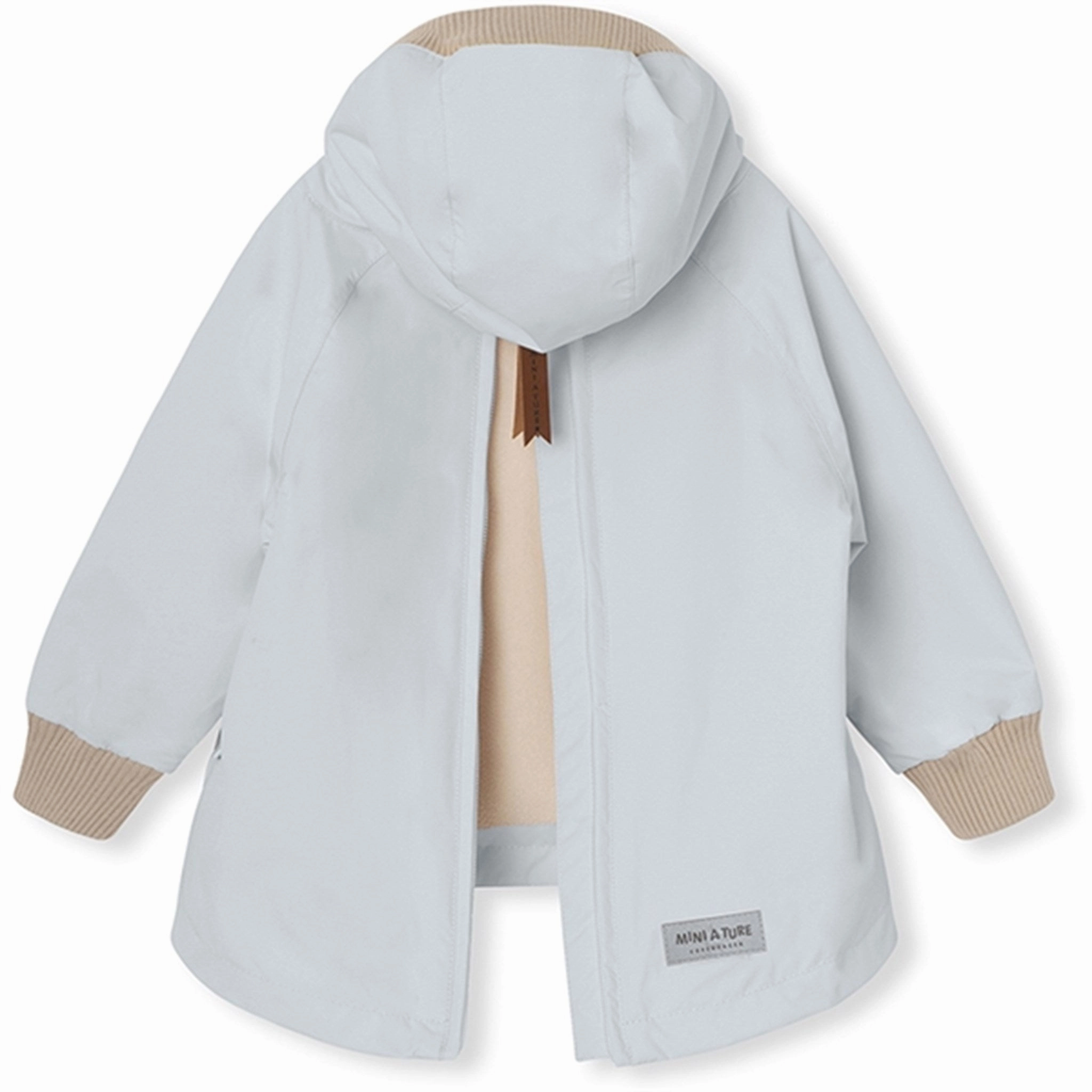 MINI A TURE BABYVITO Spring Anorak w/Fleece Lining Pearl Blue Premium