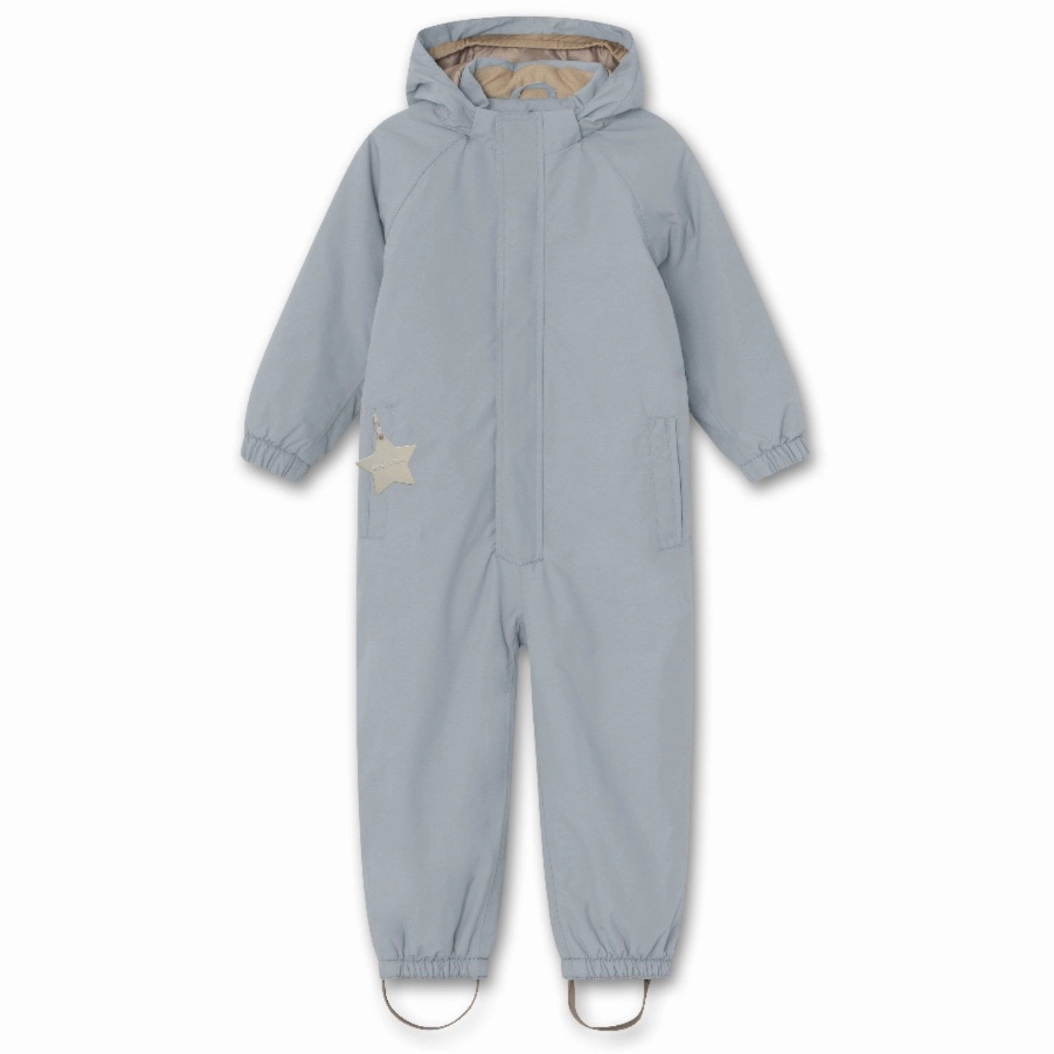 Mini A ture Citadel Blue Wilbo Snowsuit Linen Artisanal