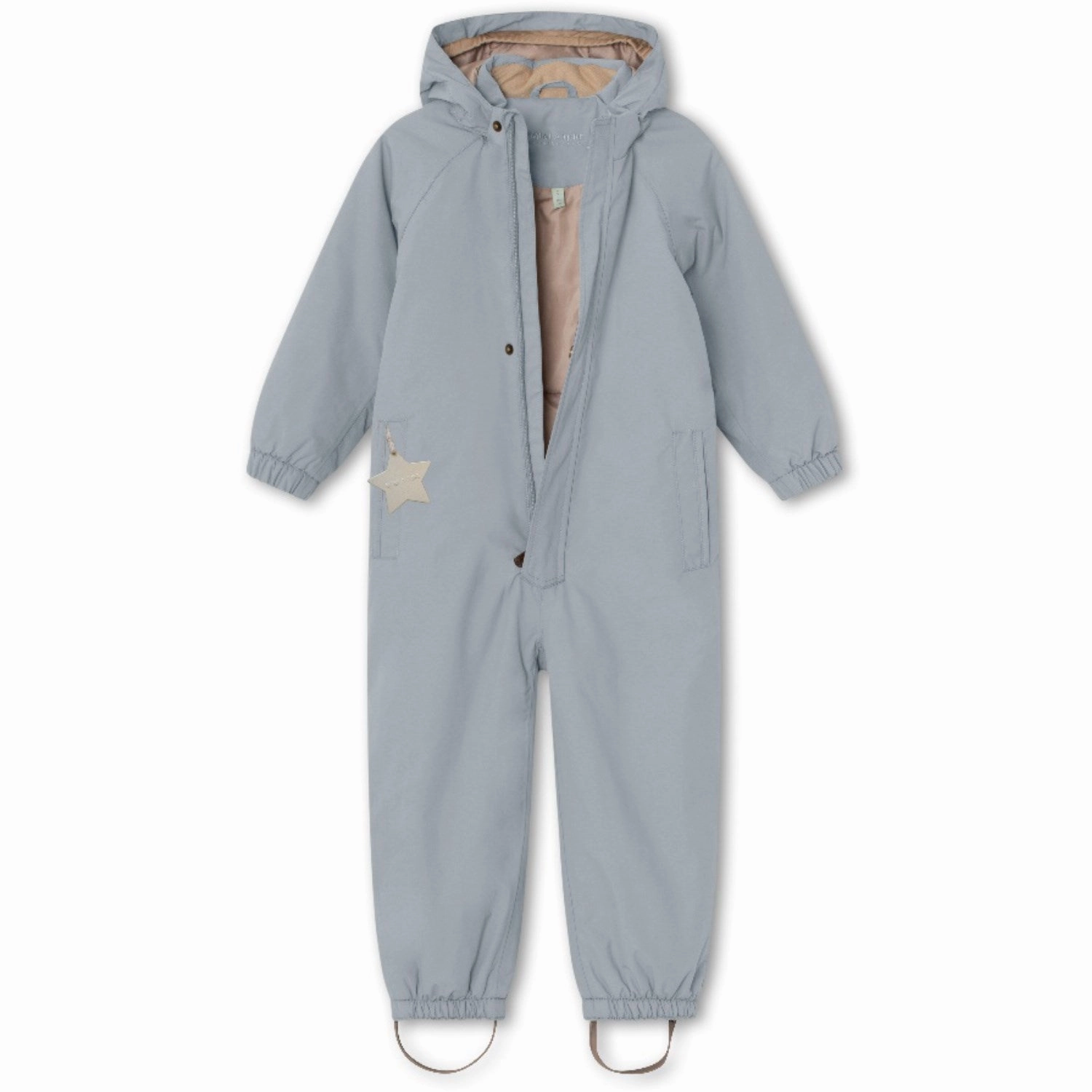 Mini A ture Citadel Blue Wilbo Snowsuit Linen