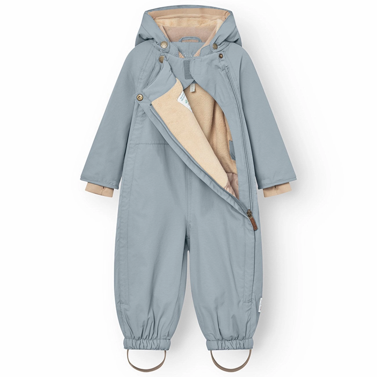 Mini A ture Citadel blue Wisti Fleece Snowsuit Elegant