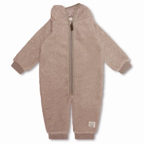 Mini A ture Grey Brown Adel Teddy Fleece Full suit Vintage Impeccable