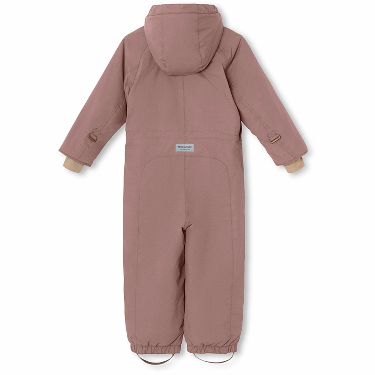 Mini A ture Light plum Wanni Fleece Snowsuit Print