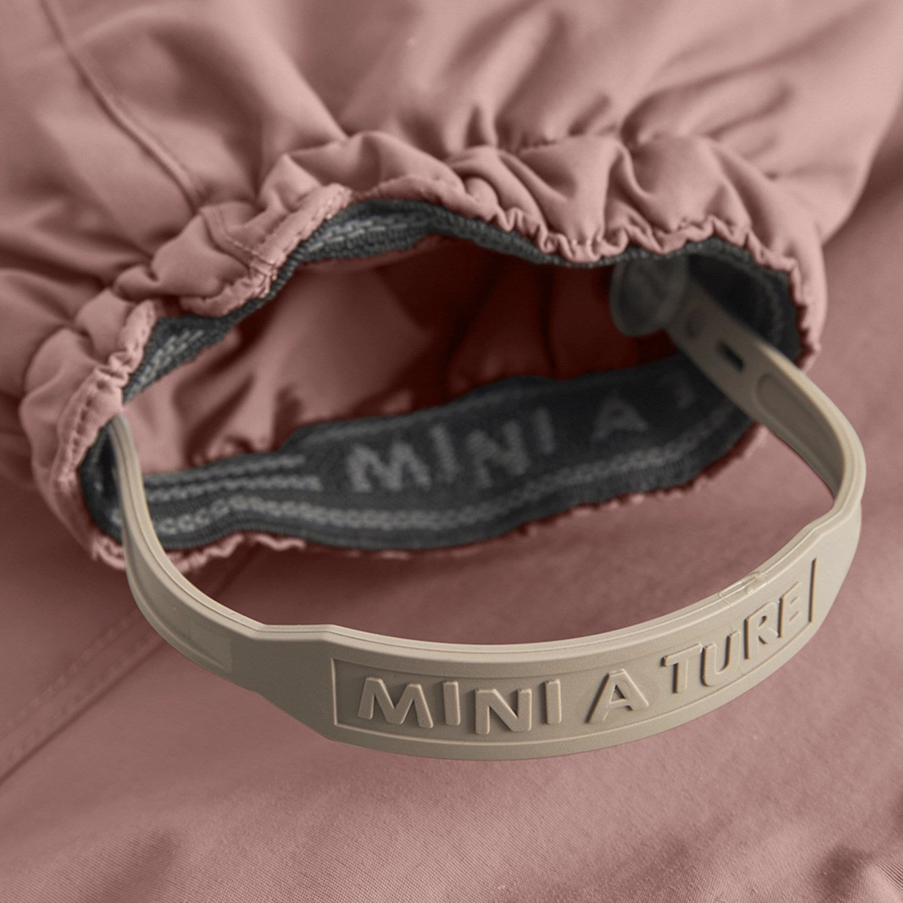 Mini A ture Light plum Wisti Fleece Snowsuit Refined