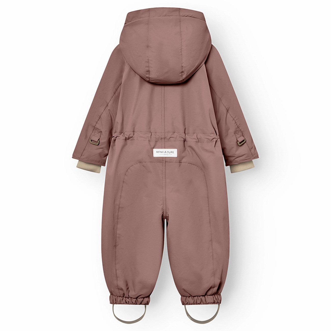 Mini A ture Light plum Wisti Fleece Snowsuit Refined