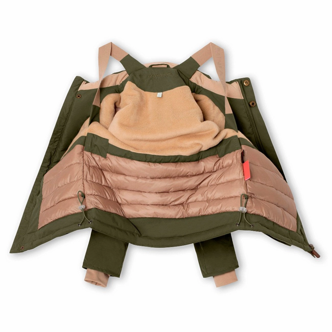 Mini A ture Olive night Kastorio Fleece Winter Jacket Durable