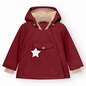 Mini A ture Red merlot Wang Fleece Winter Jacket Waterproof Soft