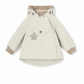MINI A TURE WAI Spring Jacket w/Fleece Lining White Swan Knit Effortless