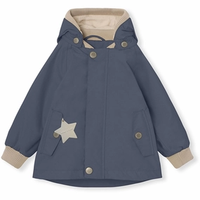 MINI A TURE WALLY Spring Jacket w/Fleece Lining Ombre Blue Effortless Edgy