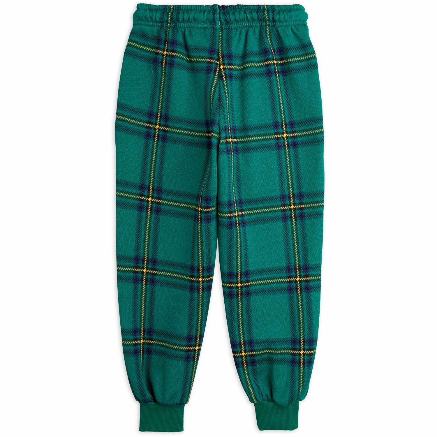 Mini Rodini Green Check Aop Sweatpants Pleat