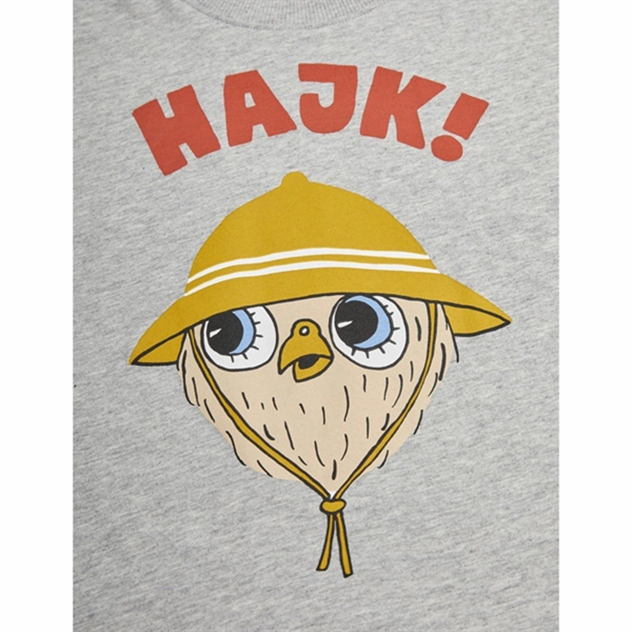 Mini Rodini Grey Melange Hike Sp T-shirt Lace