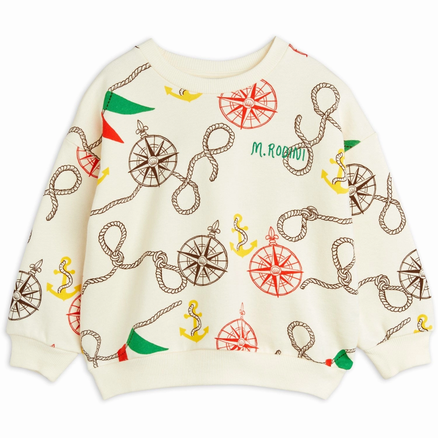Mini Rodini Multi Nautical AOP Sweatshirt Fleece Design