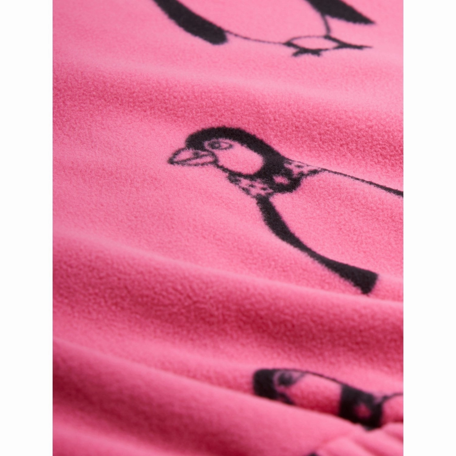 Mini Rodini Pink Penguin Fleece Pants Fashionable