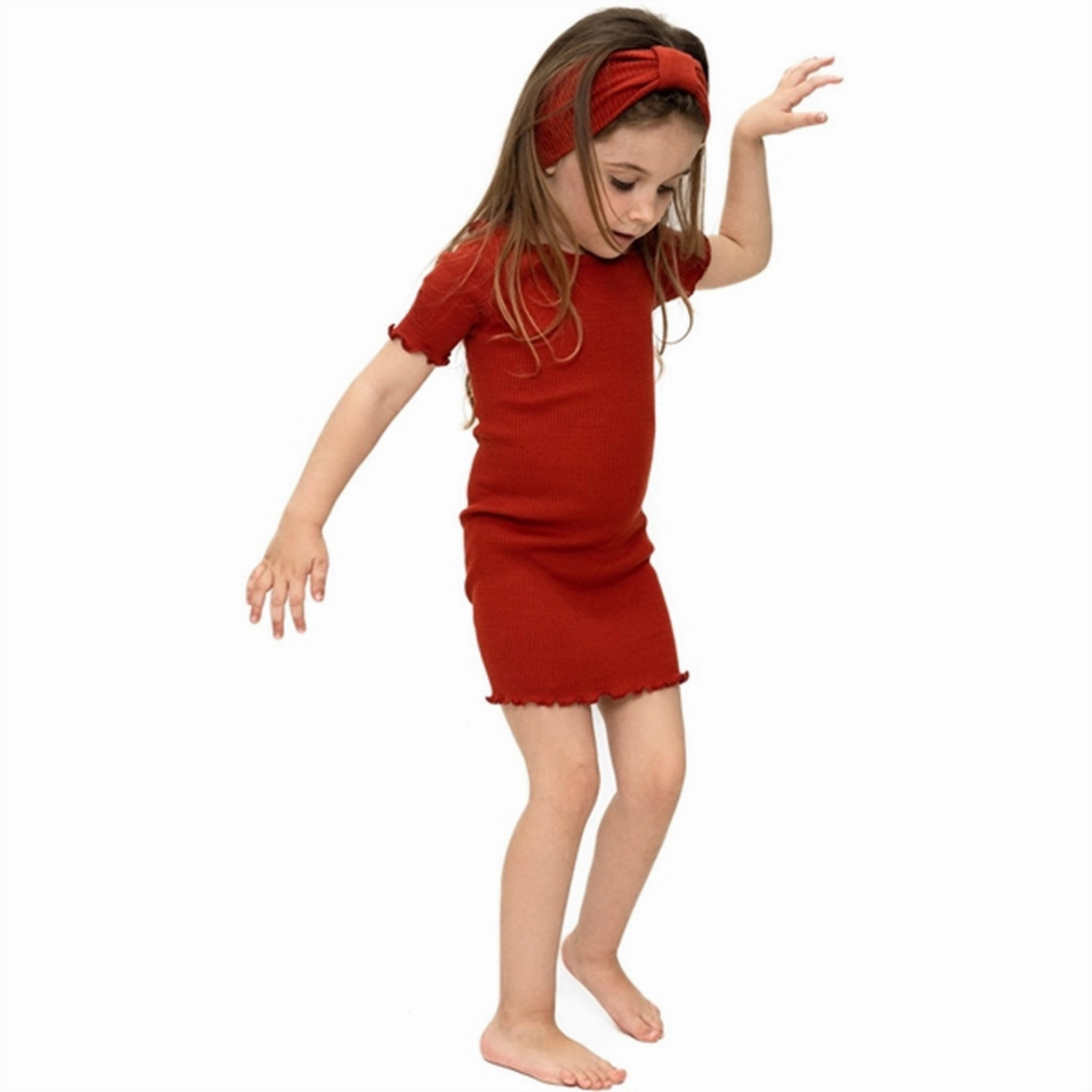 Minimalisma Bird Dress Poppy Red Tulle