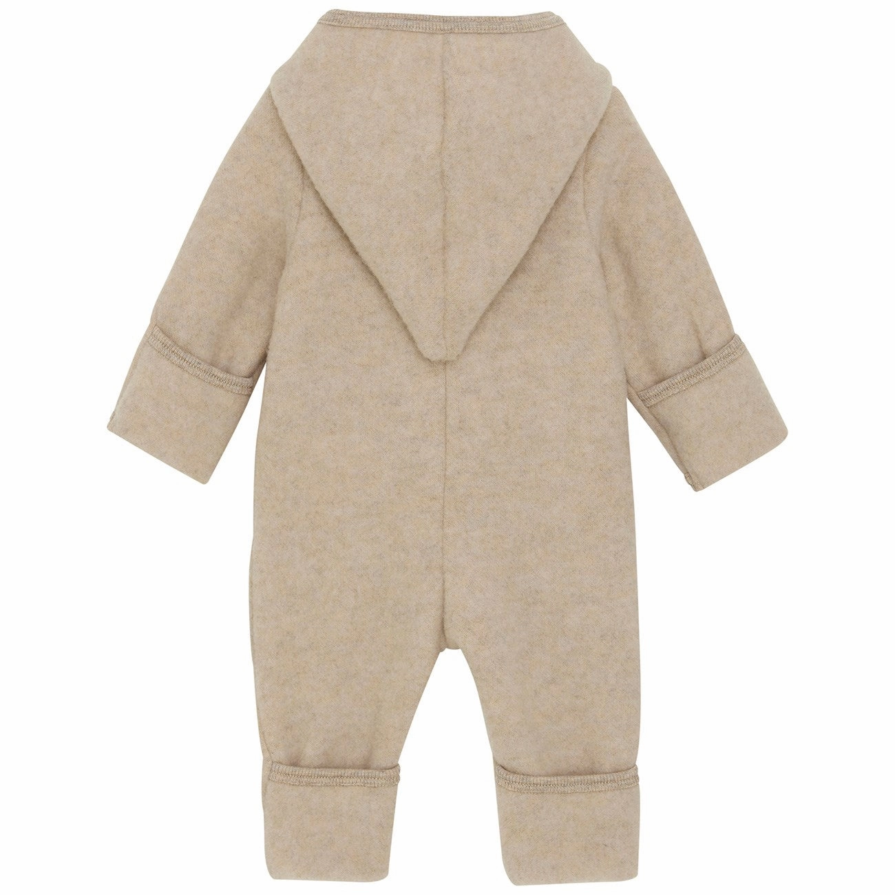 Minimalist Huttelihut Camel Melange Pram Suit Pixie Wool Fleece