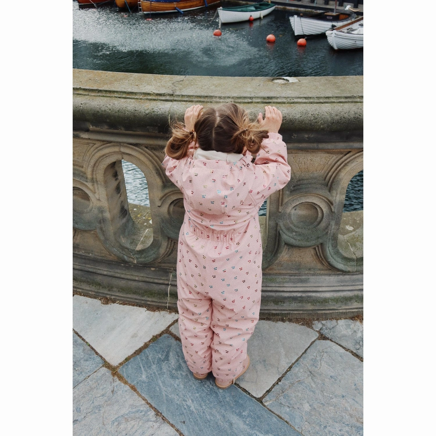 Minimalist Konges Sljd Fairy Cherry PU Snowsuit