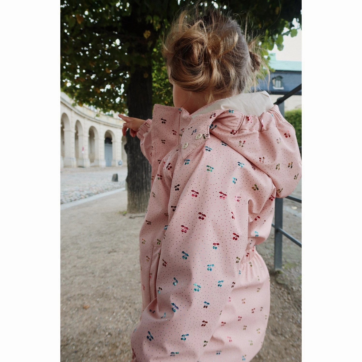 Minimalist Konges Sljd Fairy Cherry PU Snowsuit