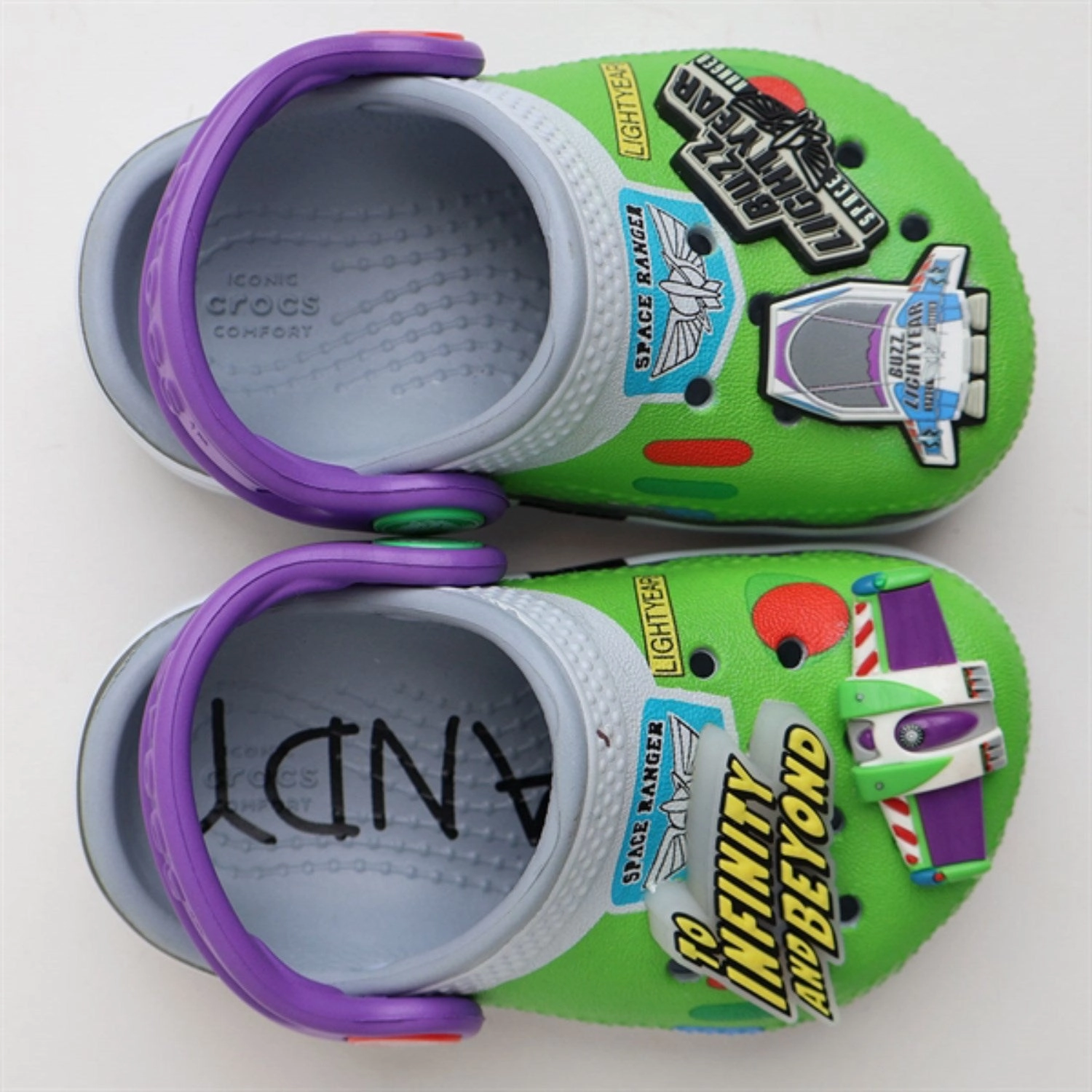 Minimalist shoes Crocs Toy Story Buzz Classic Clog K Blue Grey