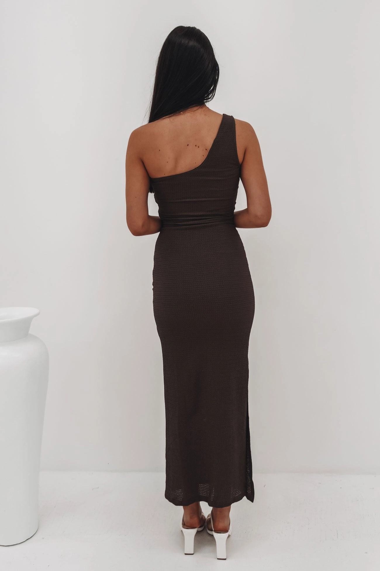 Mirador Maxi Dress Brown sale amazon