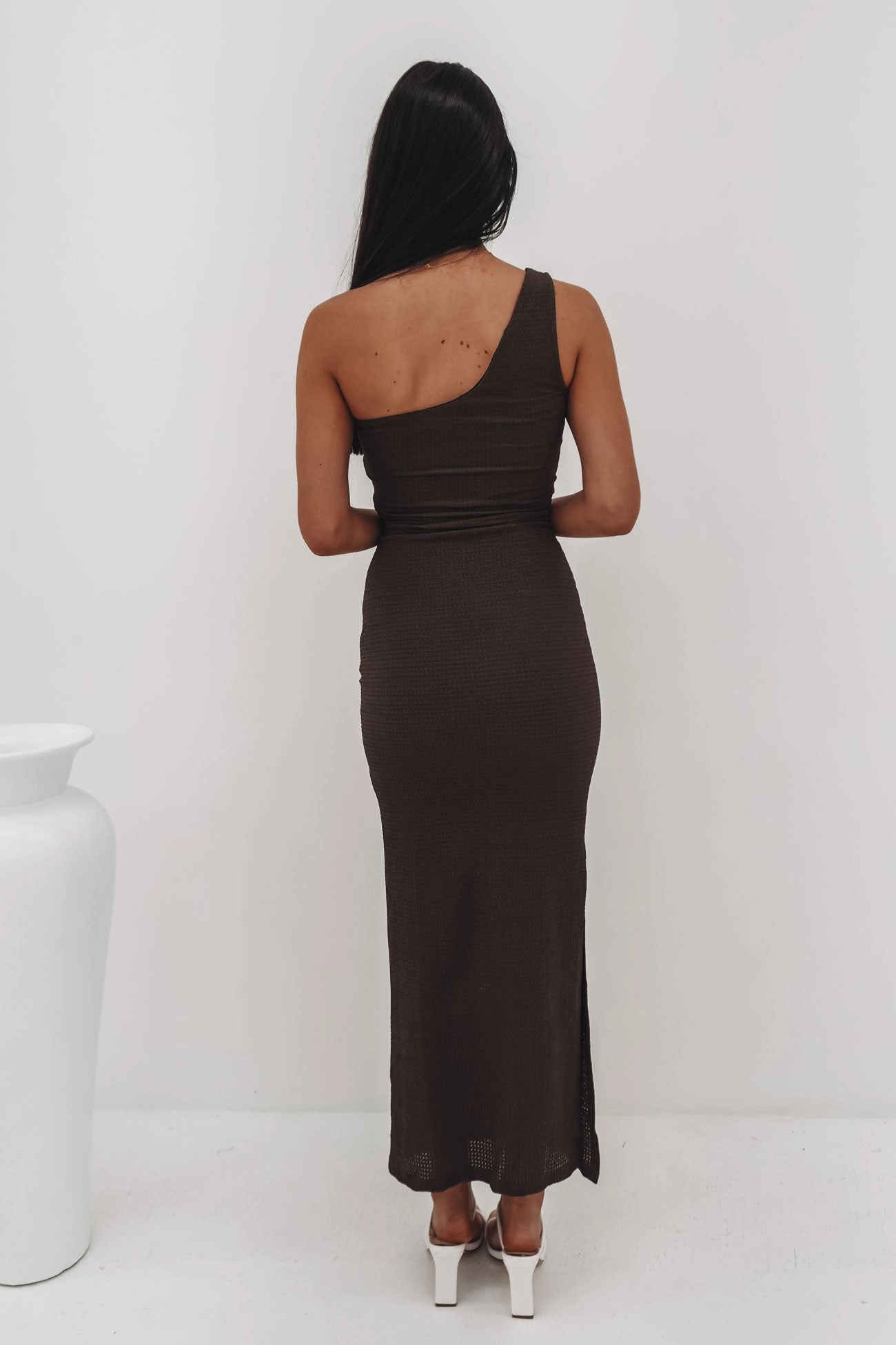 Mirador Maxi Dress Brown sale amazon