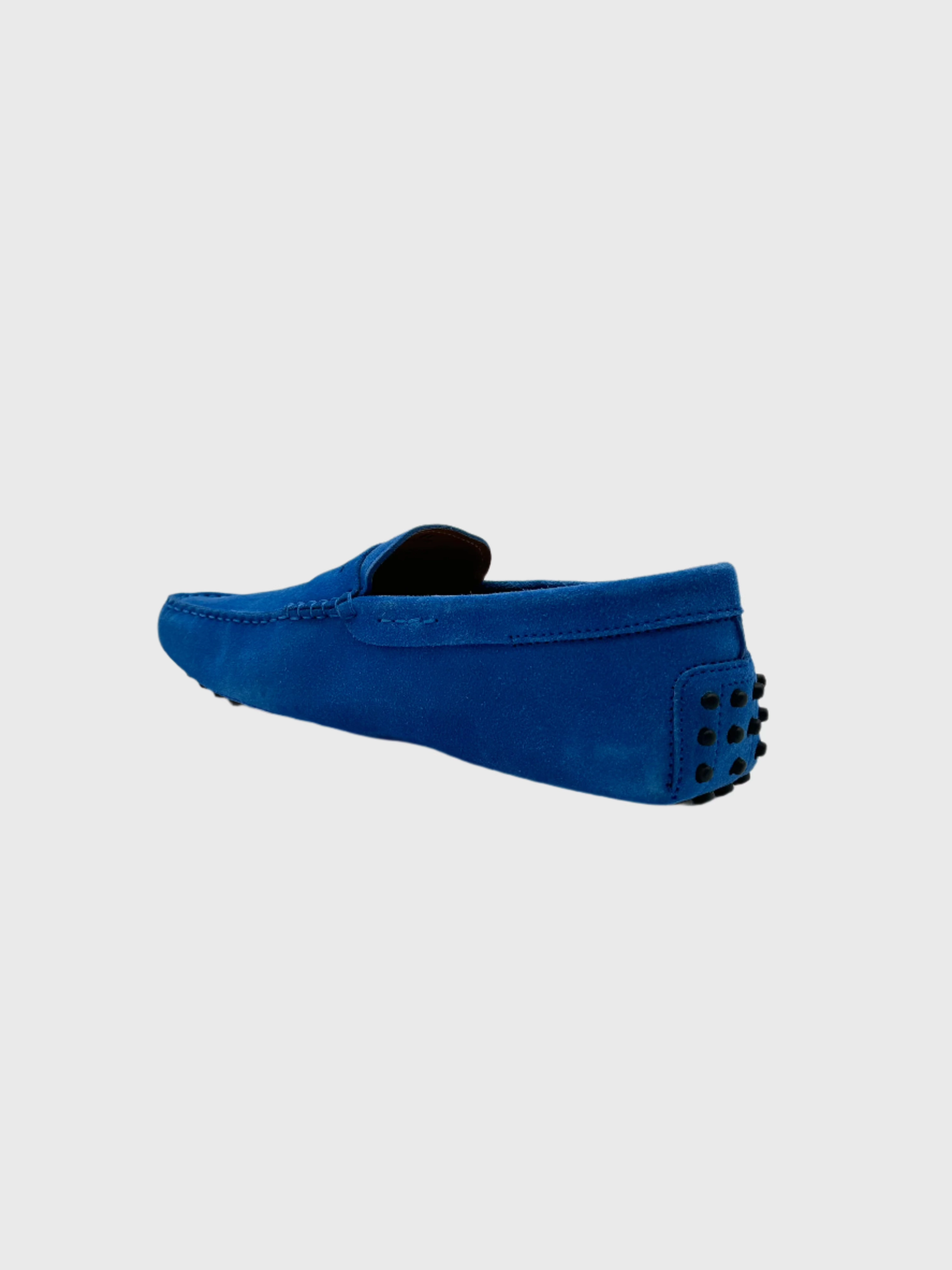 Mocassino In Pelle Scamosciata Bluette Chiaro Con Gommini wedtree new arrivals new arrivals nike