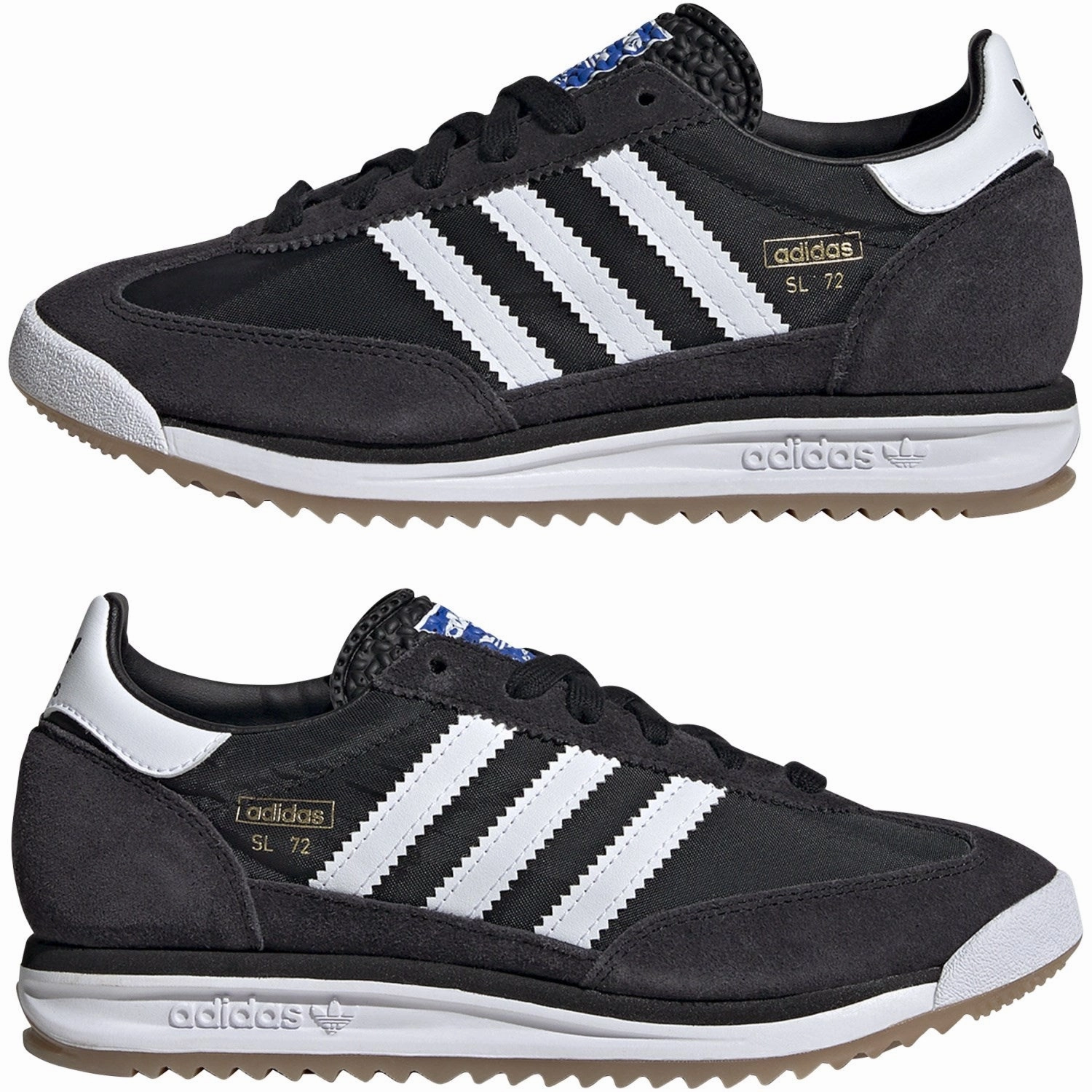 Moccasins adidas Originals Core Black/Ftwr White/Blue Sl 72 Rs J Sneakers