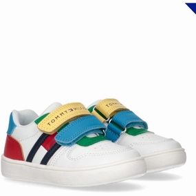 Moccasins Tommy Hilfiger Flag Low Cut Velcro Sneaker Multicolor Skate shoes