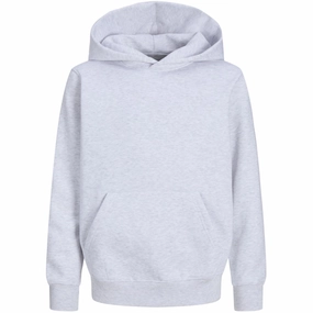Modern Jack & Jones Junior White Melange Urban Edge Sweat Hoodie Noos Charismatic