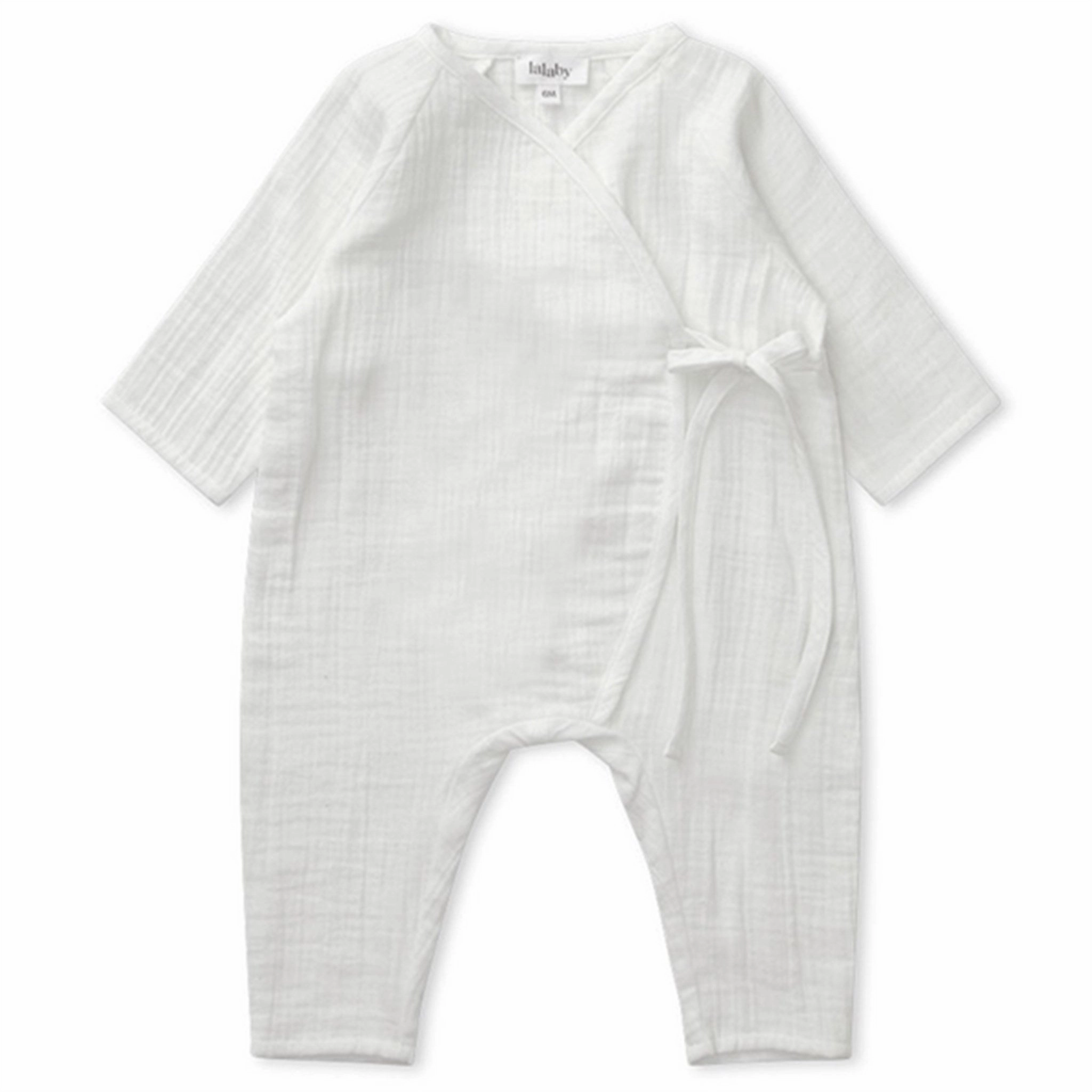 Modern lalaby Natural white Iris Onesie Contemporary