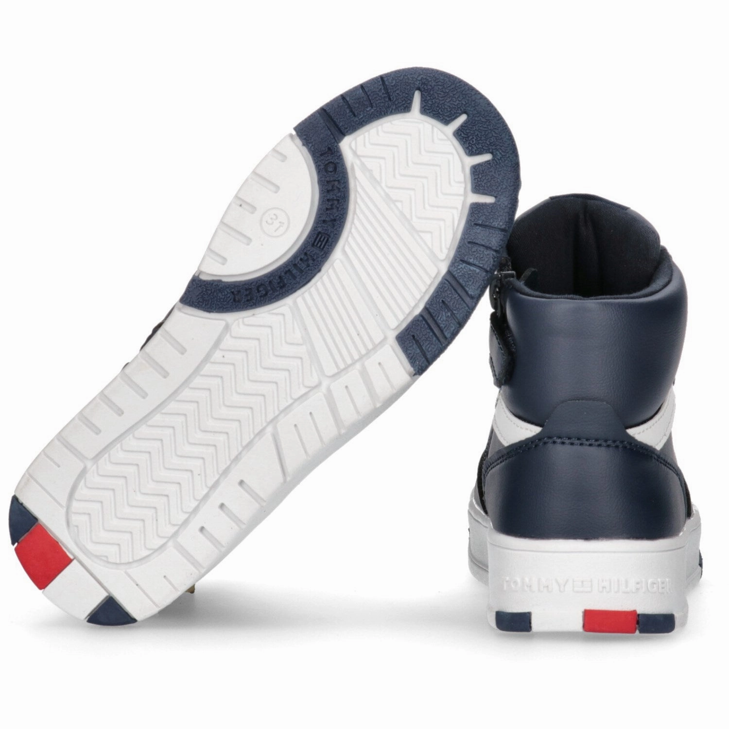 Modern shoes Tommy Hilfiger Blue Mid Cutlace-Up Sneaker