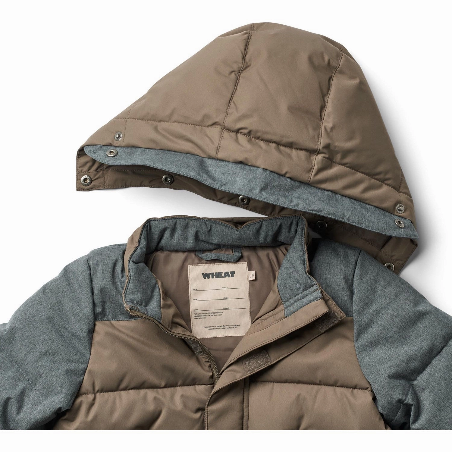 Modern Wheat Dry Wood Puffer Jacket Anton