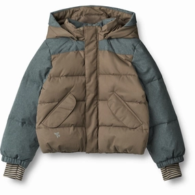 Modern Wheat Dry Wood Puffer Jacket Anton Ruffle