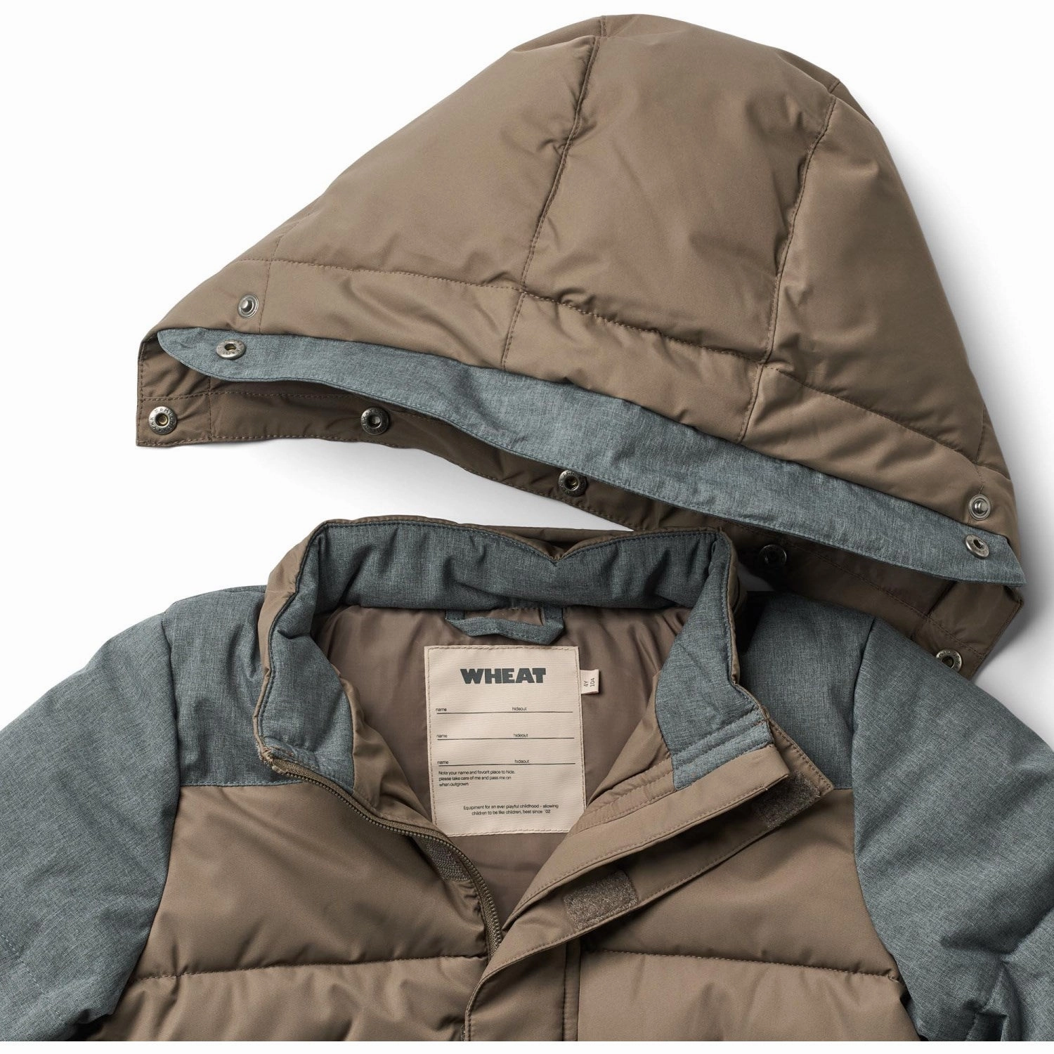 Modern Wheat Dry Wood Puffer Jacket Anton