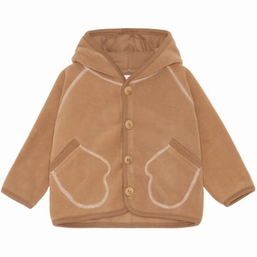 Molo Rose Mist Uli Fleece Jacket Collar Exclusive