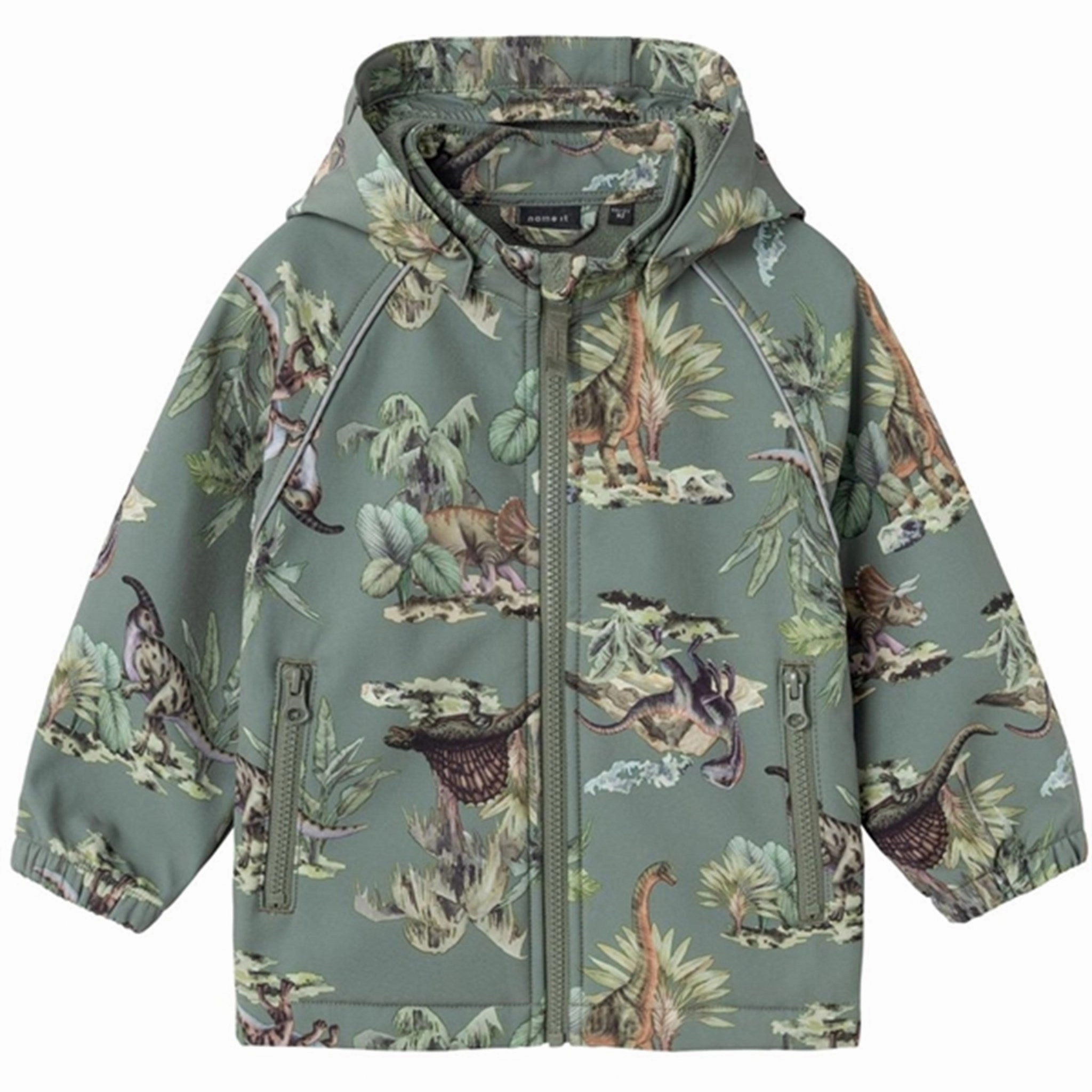 Name it Agave Green Alfa08 Softshell Jacket Dino Precious Excellence