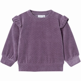Name It Arctic Dusk New Velour Blouse Appealing Acclaimed