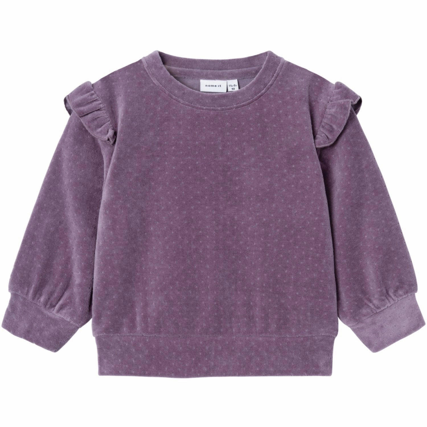 Name It Arctic Dusk New Velour Blouse Appealing Acclaimed