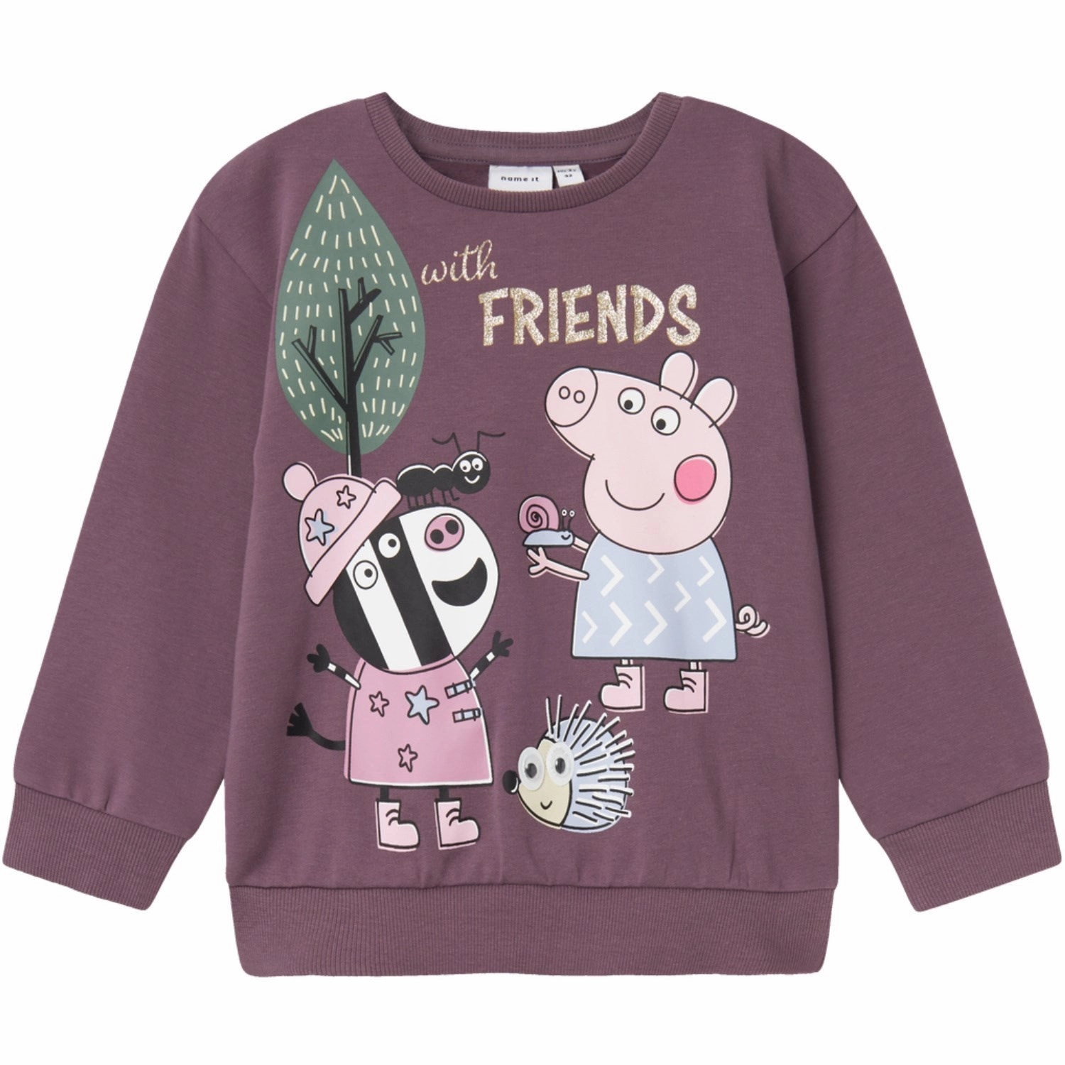Name It Arctic Dusk Ordi Peppa Pig Regular Sweatshirt Leadership Alluring