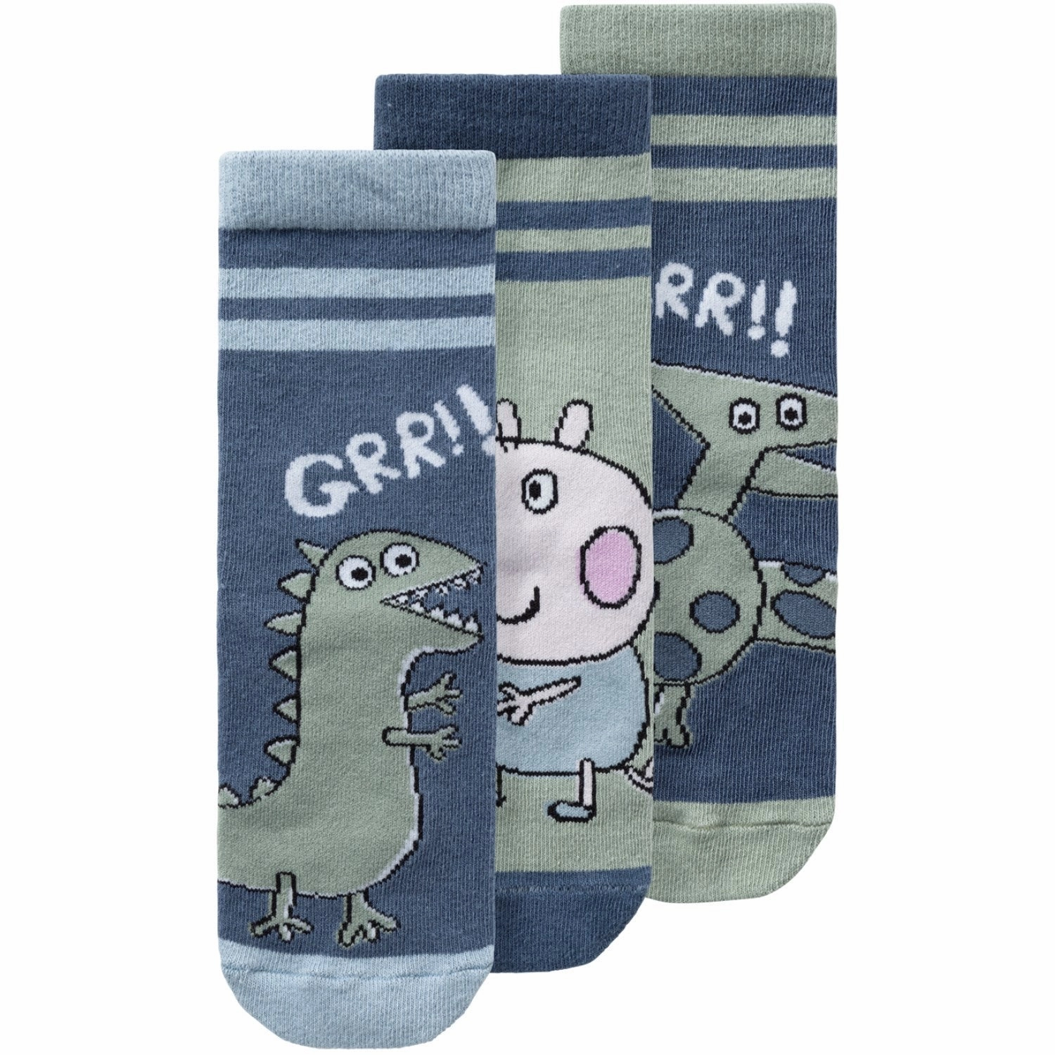 Gem Name It Bering Sea Adinis Peppa Pig 3-Pack Socks Ethical
