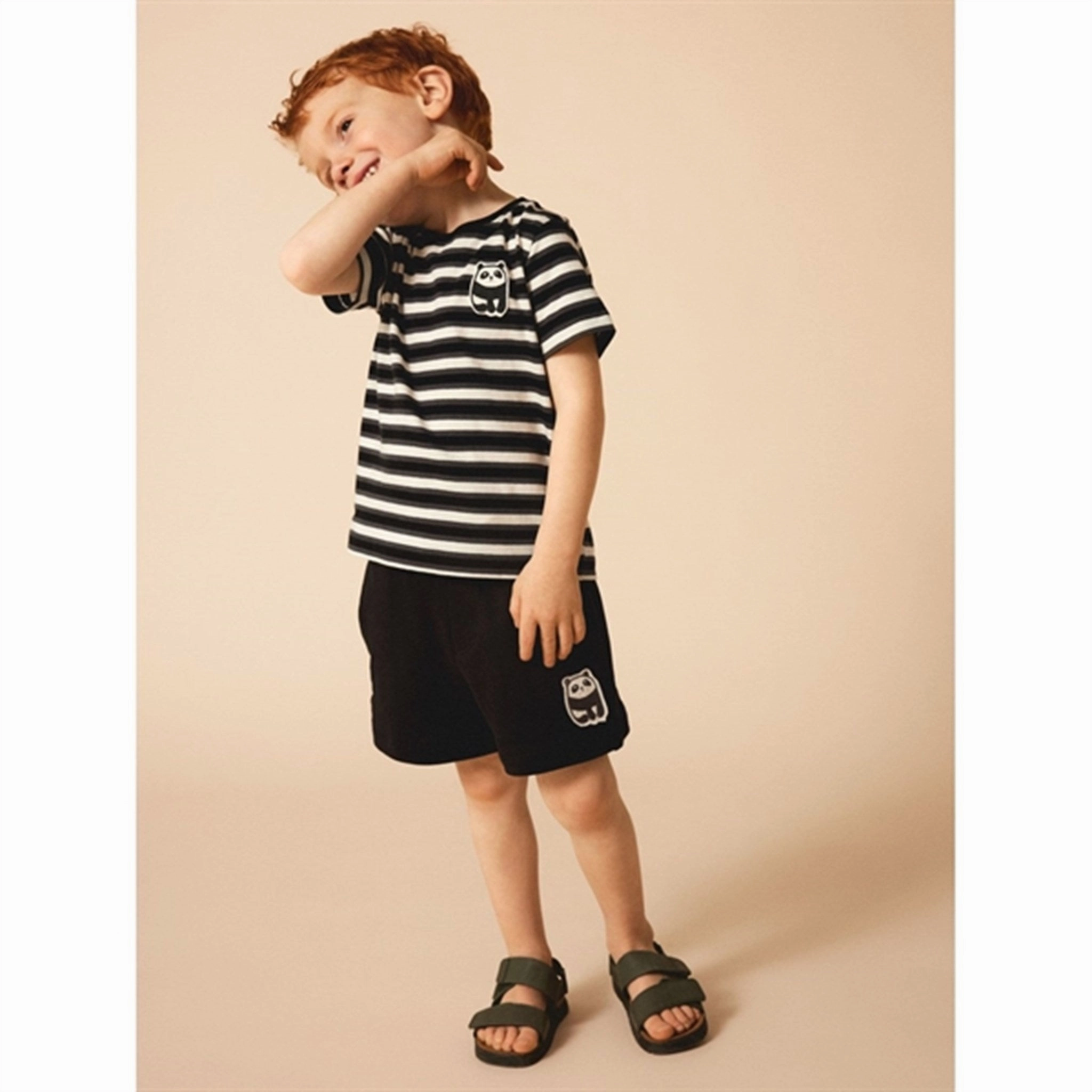 Name it Black Dike T-Shirt Sweat Set Beading