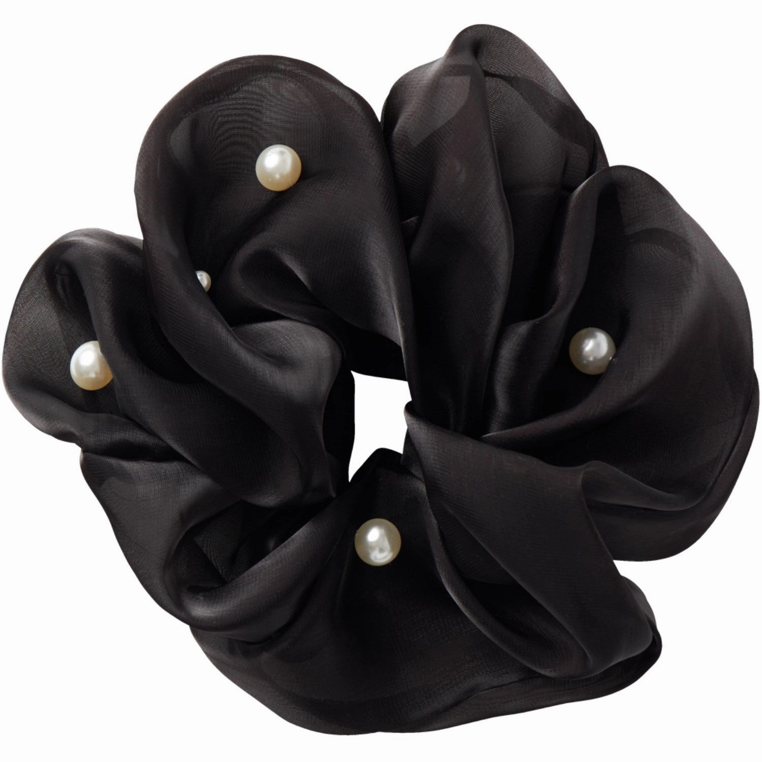 Majestic Name It Black Rena Big Scrunchie Classic
