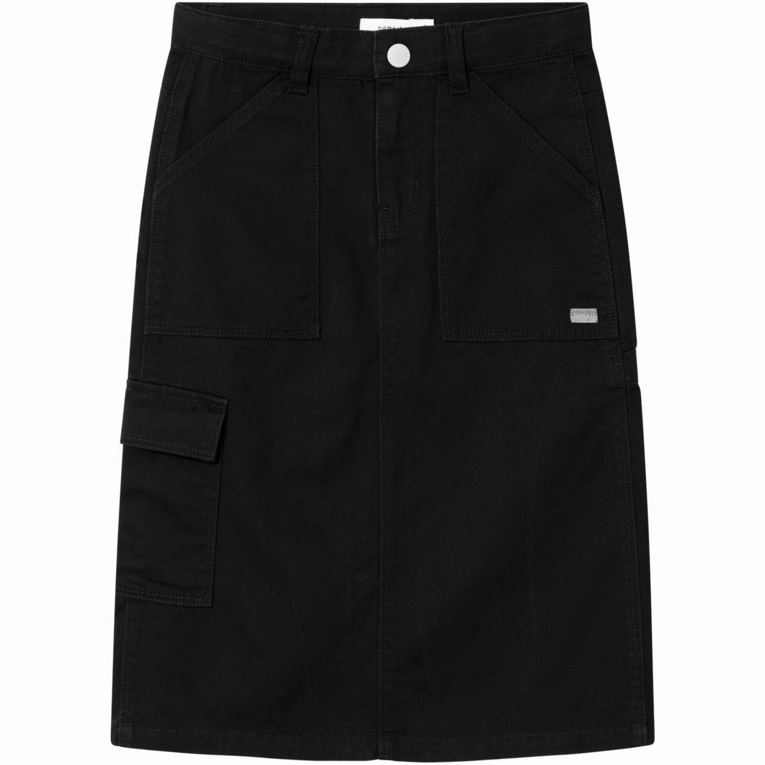 Name It Black Vinni Long Twill Skirt Contemporary Pioneer