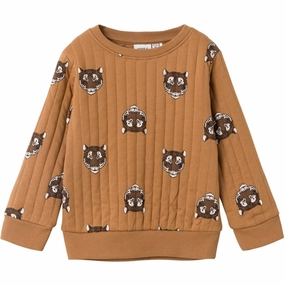 Name it Bone Brown Sanders Sweatshirt Acclaimed Esteemed