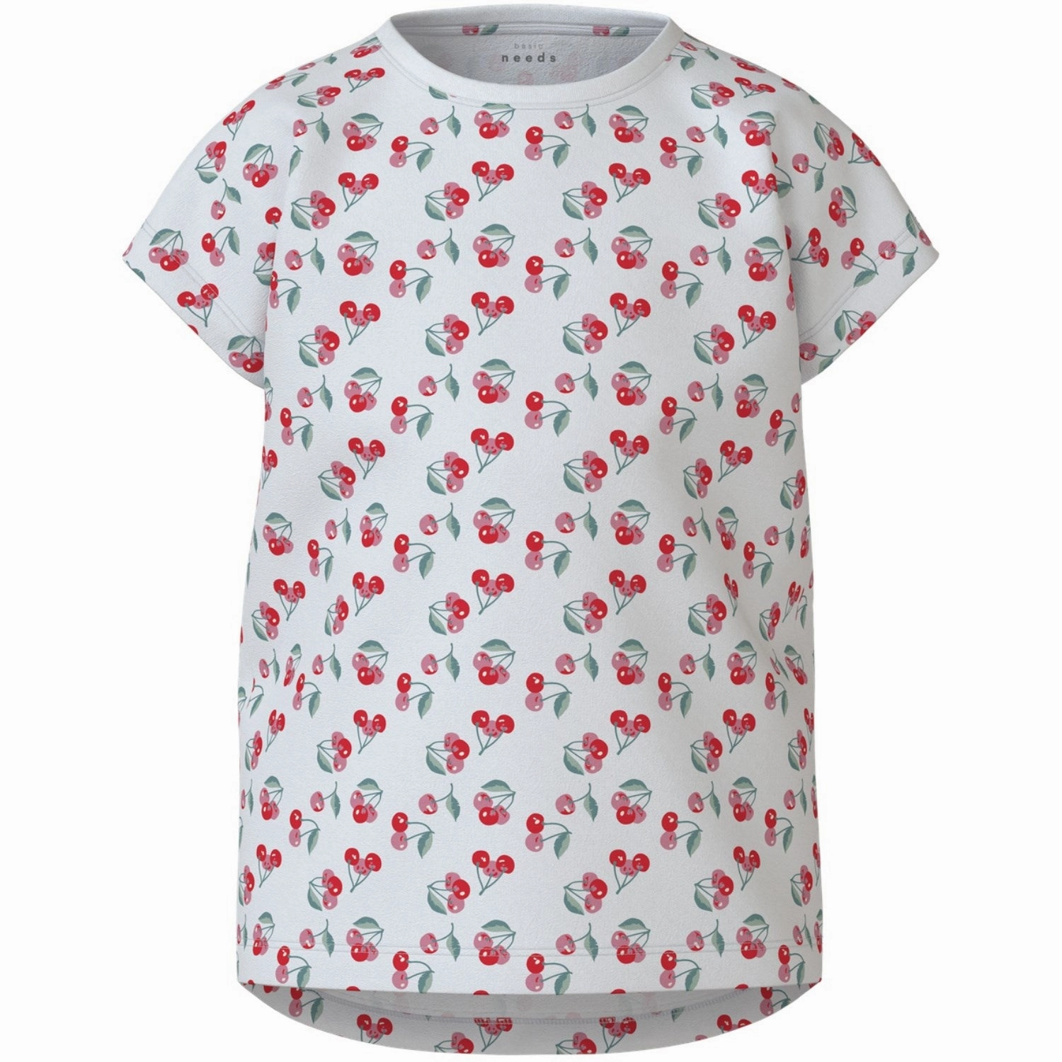 Appealing Name It Bright White Cherries Vigga T-Shirt Rare