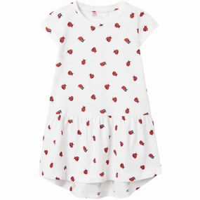 Name It Bright White Ladybugs Vigga Capsl Dress Noos Precious Rare