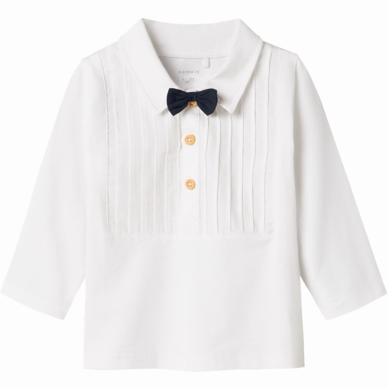 Name It Bright White Rumle Blouse Desirable Quality