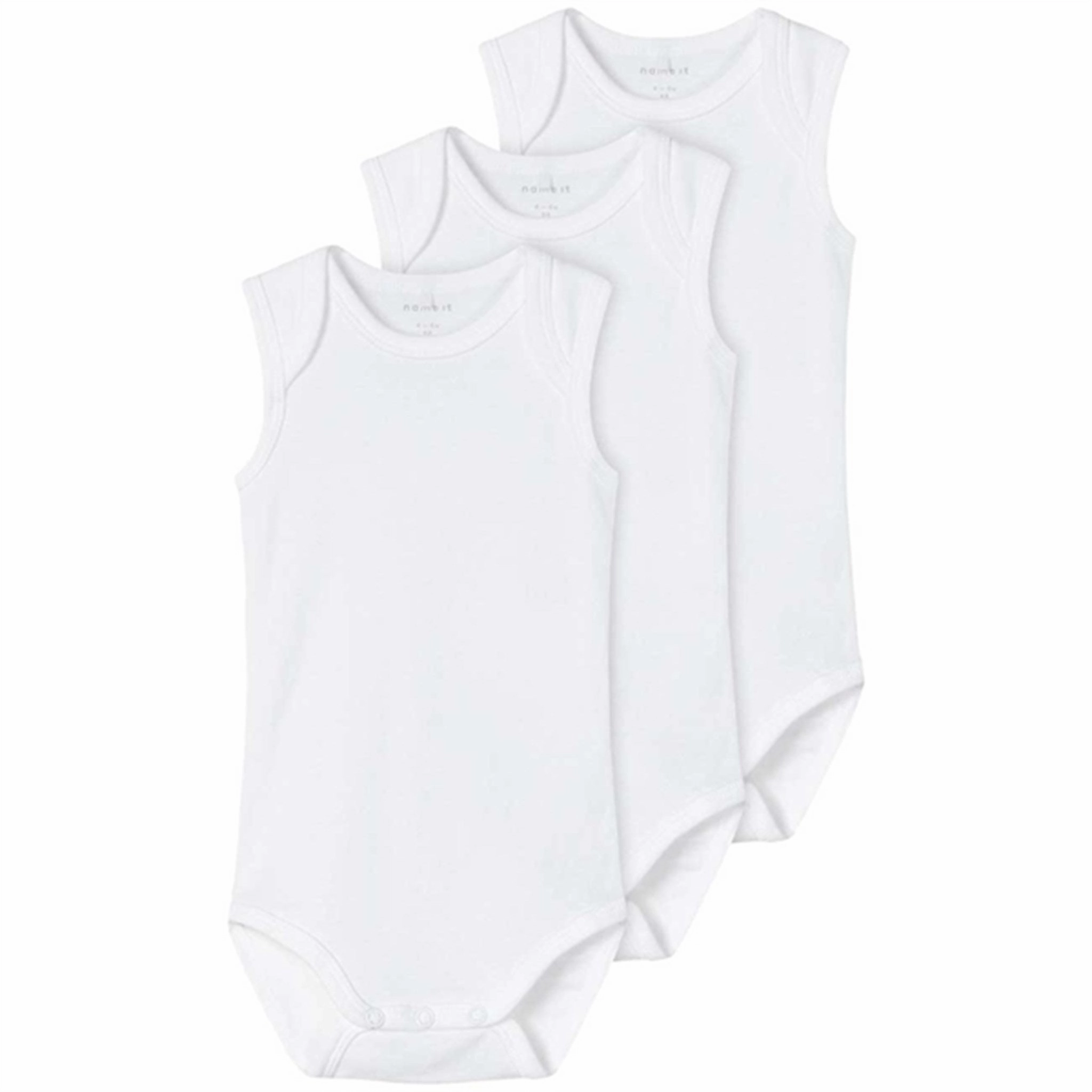 Sumptuous Name it Bright White Tank Solid Noos Body 3-Pack Prestige