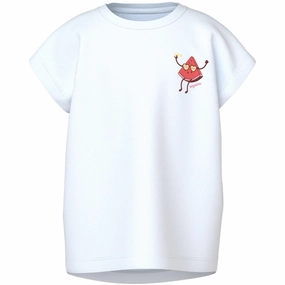 Name It Bright White Watermelon Varutti Capsl Loose T-Shirt Rare Treasure