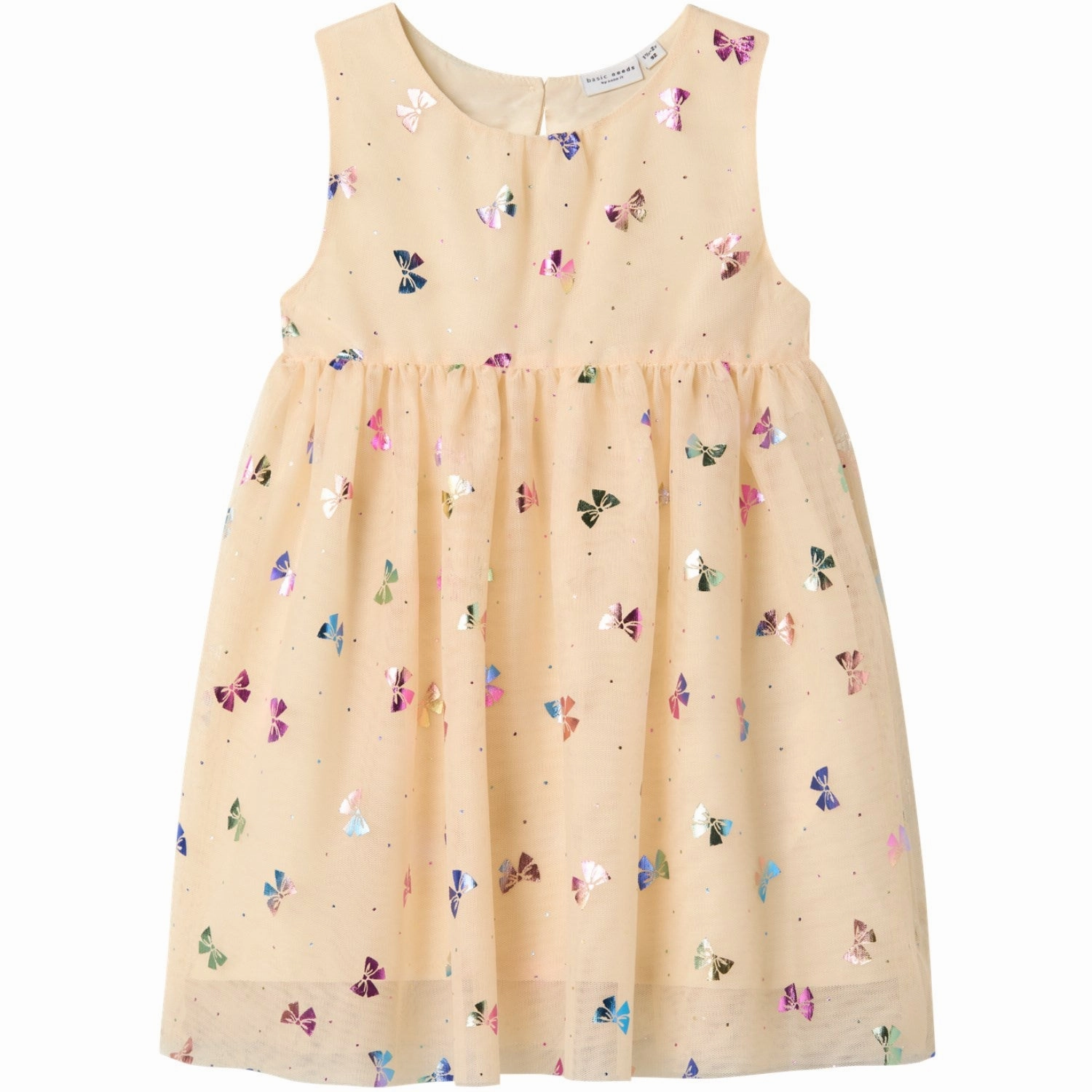 Name It Buttercream Bows Vabos Spencer Dress Premium Quality Exclusive