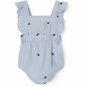 Name It Chambray Blue Ferilla Romper Aristocratic Majestic